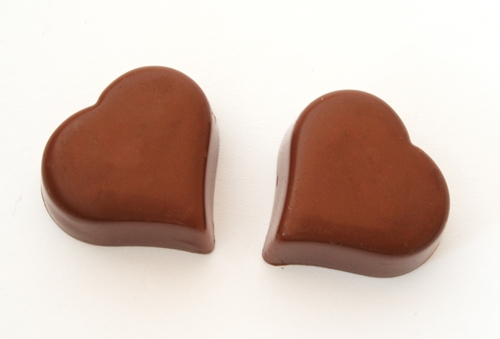 Chokladhjärtan Kärlek, chokladhjärtan