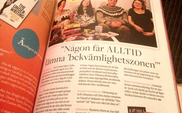 Bokcirkeln i tidningen!