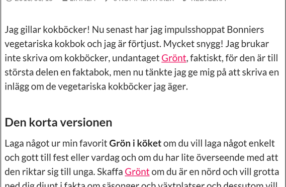 Bloggen, en summering