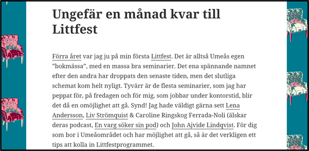 Nostalgitorsdag: Littfest, igen