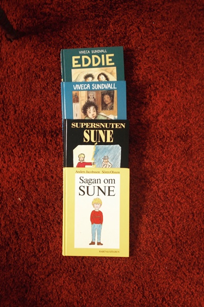 Sune-böcker och Eddie-böcker
