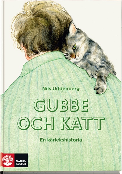 Gubbe och katt av Nils Uddenberg