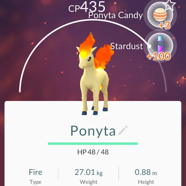 Pokémon alltså. Man kan säkert spela på lite olika sätt. Själv samlar jag framför allt på Ponyta. Ponnys!