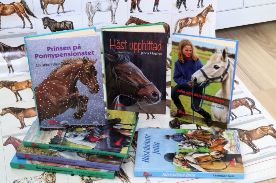 Ponnypenionatet, Julia-böckerna och Häst upphittad