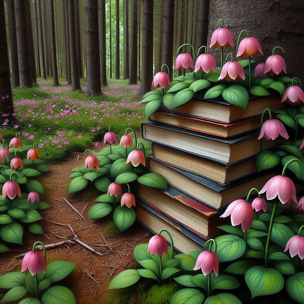 Böcker och blommor